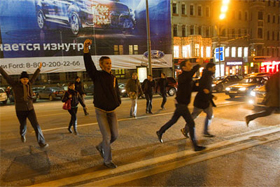 Strategy 31 ralliers take to the streets in Moscow. Source: ITAR-TASS/RIA Novosti