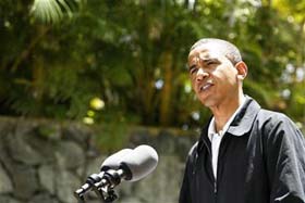 Barack Obama. August 2008.  Source: Reuters