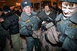 Rally of Dissent in Moscow, December 31, 2009