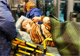 Victim of the bombing at Domodedovo Airport. Source: Drugoi.livejournal.com