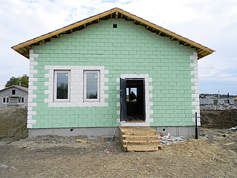 House built for fire victims. Source: Moskovsky Komsomolets/Yulia Kalinina