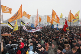 January 30 rally in Kaliningrad. Source: Ekho Moskvy