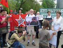 Protest in defense of the Khimki Forest in Moscow, May 22, 2011. Source: Leftfront.ru