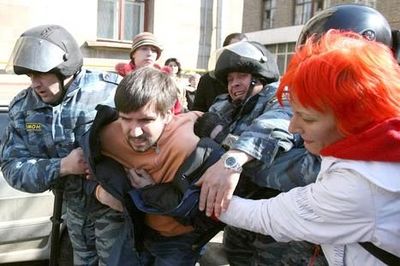 Kozlovsky arrested earlier this year.  source - http://www.therussiajournal.com