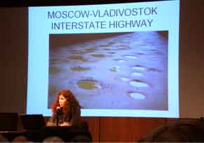 Yulia Latynina at the Brooklyn Public Library. Source: TheOtherRussia.org