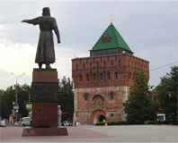 The Nizhny Novgorod Kremlin. Source: Wikimedia