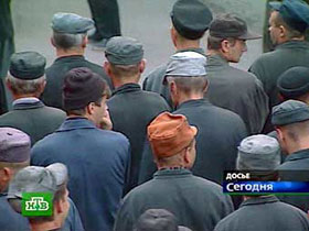 Prisoners in a penal colony. Source: NTV