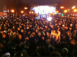 Protesters on Pushkin Square 12/29/11. Source: Rustem Adagamov