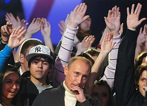 Prime Minister Putin at a hip-hop awards show. Source: ITAR-TASS