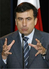 Georgian President Mikheil Saakashvili. Source: Reuters/David Mdzinarishvili